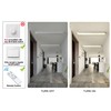 Qcyuui Dimmable LED Ceiling Light with Remote,39.4 in Long Ceiling
