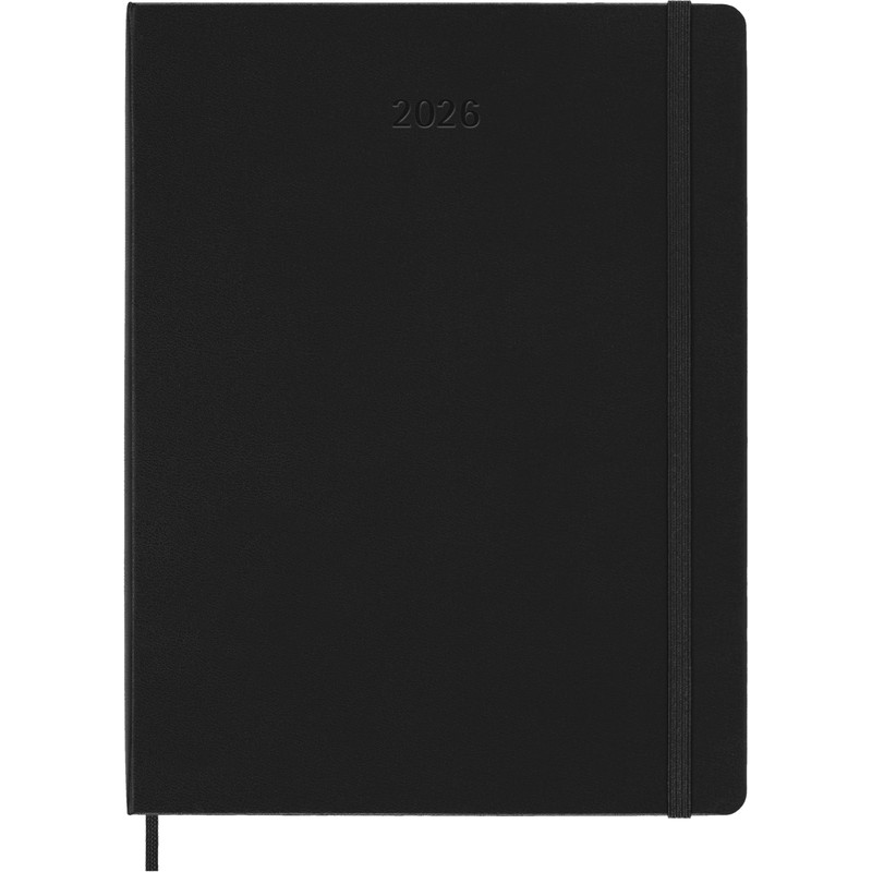 Moleskine PRO 12 Month 2026 Weekly Vertical Planner, Hard Cover,