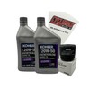 Cyclemax 20W-50 Semi Synthetic Engine Oil Change Kit compatible with