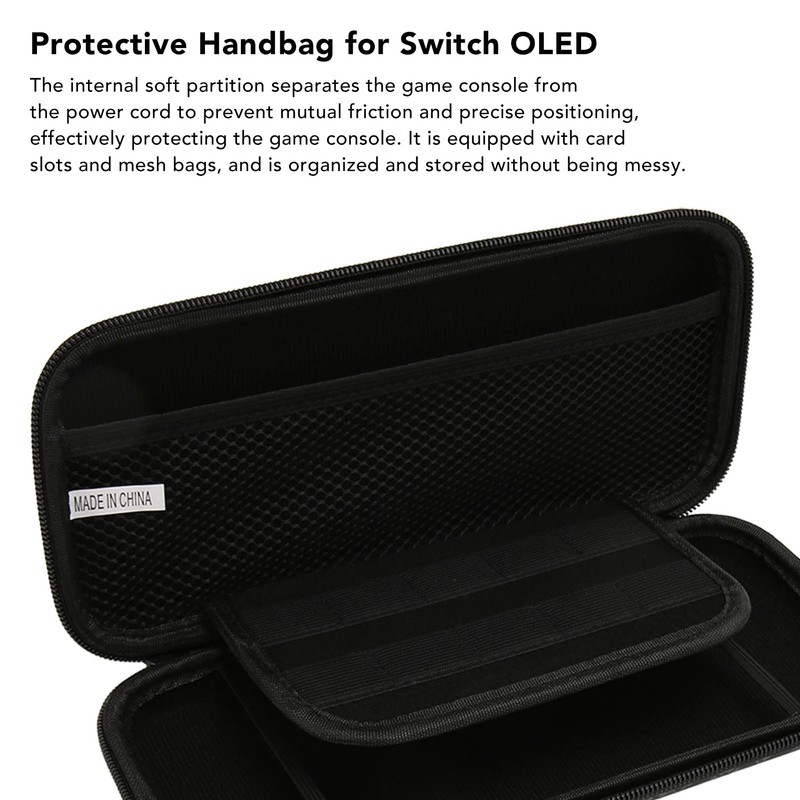 Hard Carrying Case for Switch OLED Shockproof Handheld Travel Protective