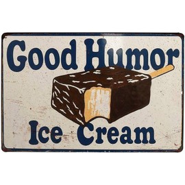 New Vintage Retro Metal Tin Sign Good Humor Ice Cream Home Garage Bar Club Hotel Wall Decor Signs 12X8 Inch