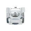 sourcingmap 20 Pack, M8 Cage Nut, Carbon Steel Zinc Plated