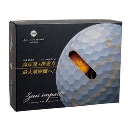 Casco Zeus Impact 3 Golf Ball, Orange