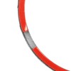 Steering Wheel Emblem Ring Carbon Fiber Look Simple Cool Replacement
