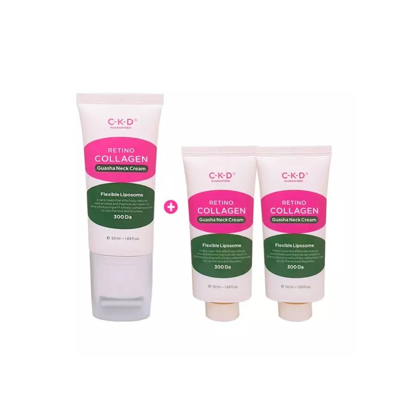 종근당 CKD 레티노 콜라겐 괄사 목주름 크림 50ml+리필 50mlx2 Jongkundang