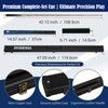 Dysdensa Handmade Snooker Cue Stick with Case & Extension 57-inch,