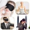 Light Blocking Sleep Masks,3D Ergonomic Design Black Stereo Deep Sleep
