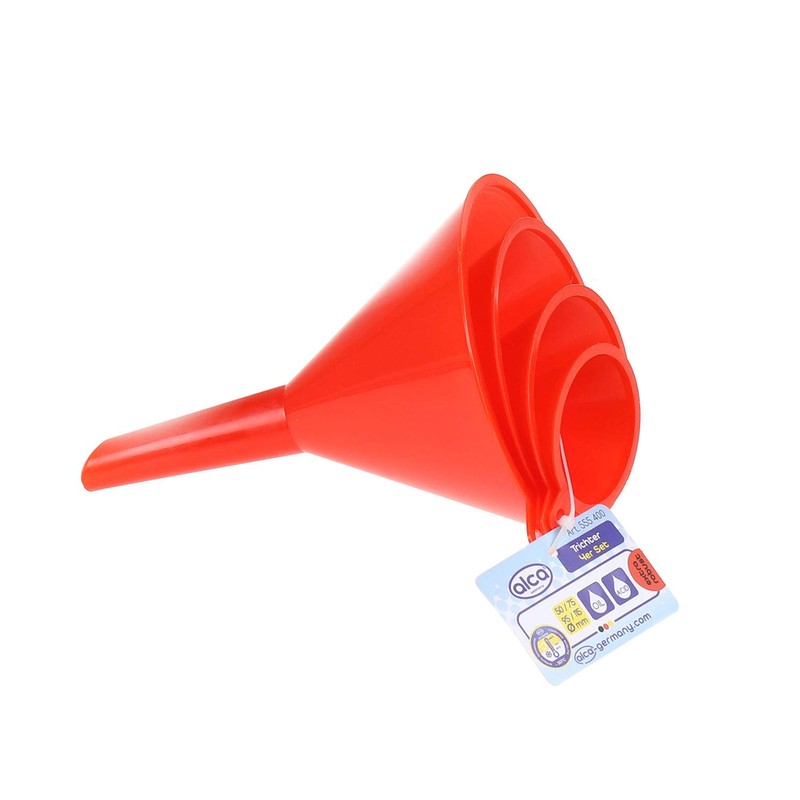 Funnel 4 Set 50/75/95/115mm Oil Petrol Car Liquid Acid Resistant