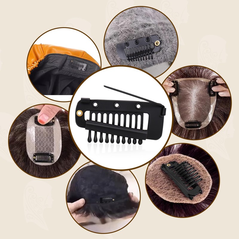Vodolo Chunni Clips with Safety Pins,8 PCS Strong Chunni Grip