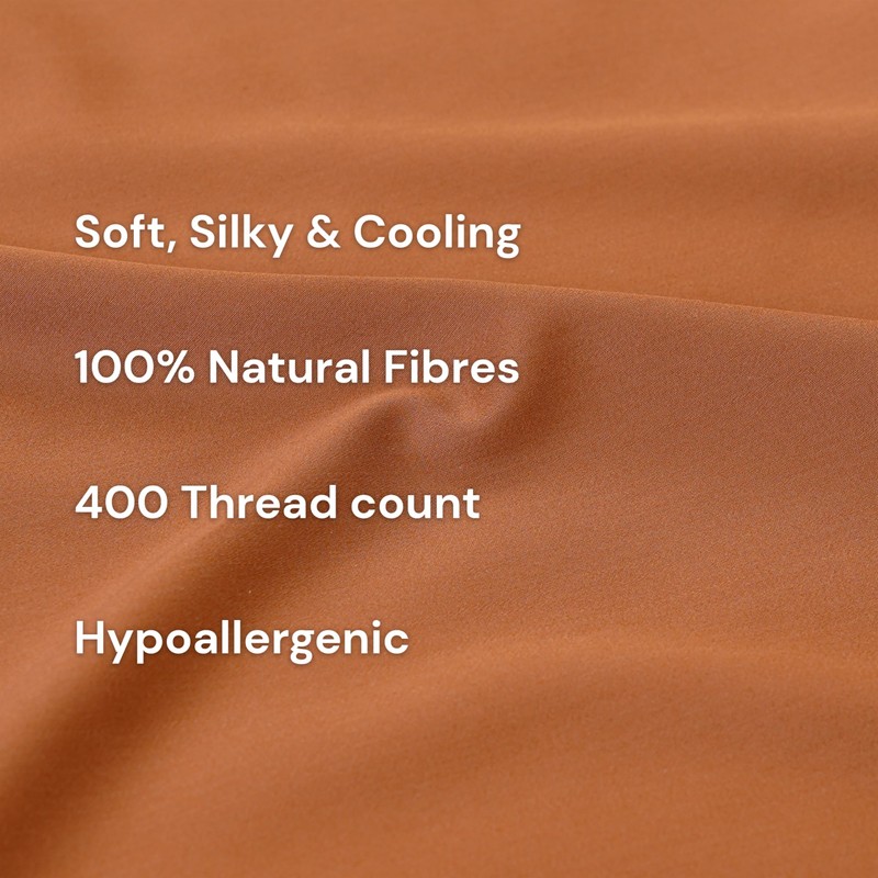 Sheet Story Bamboo Pillow Cases 2 Pack 50x75cm Size -