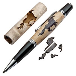 Horse Laser-Cut Inlay Pen Kit Blank