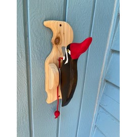 Male Pileated Woodpecker Door Knocker