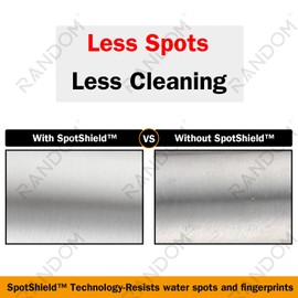 RANDOM 16 Inch Shower Arm with Flange,Stainless Steel 90 Degree Rain Shower Head Extension Arm,Wall-Mounted Shower Head Arm for Fixed Shower Head,Brushed Nickel.RD91018-16BN