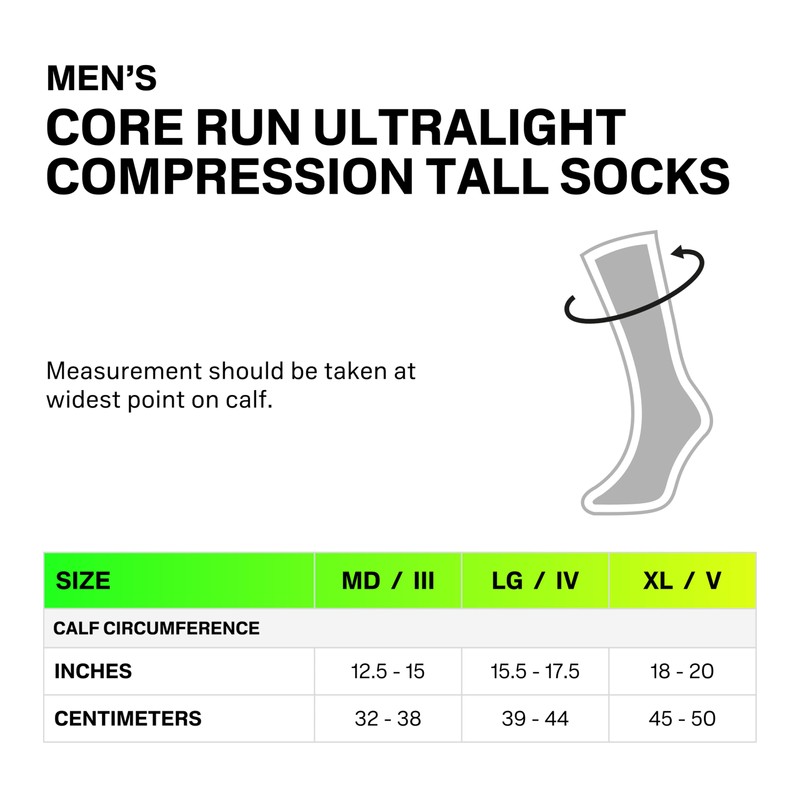 CEP - Lightweight Running Socks with Compression for Men, Ultralight