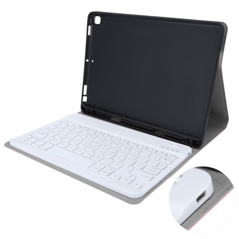For Bluetooth Wireless Tablet Keyboard Detachable Keypad Case with Pen