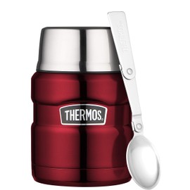 Thermos Stainless King Vacuum Insulated Food Jar, 470ml, Red, SK3000RAUS