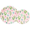 Sparkle and Bash Cactus Birthday Party Decorations 169-Piece Dinnerware Set
