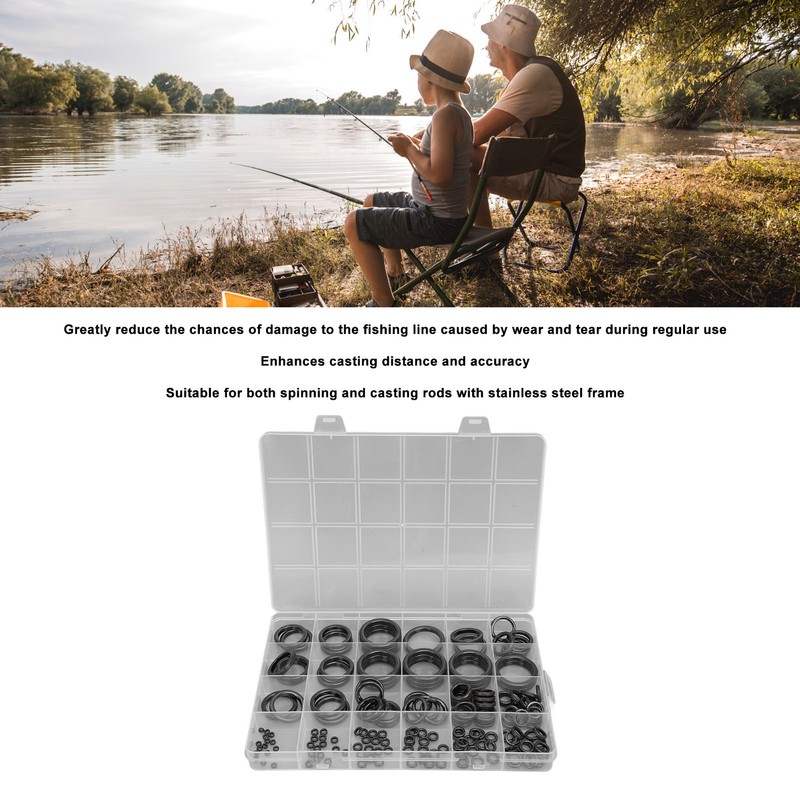 Fishing Rod Guide Repair Kit Fishing Pole Eyelet Ceramic Ring