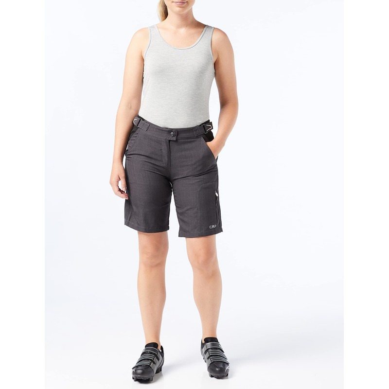 CMP Women’s 3c96476 Mountain Bike Shorts, Womens, 3C96476, nero, Large