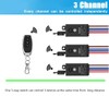 Meskliu 3 Way Remote Control Switch, AC 220 V/230 V/240