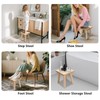 GENDLTHIJ Small Wooden Step Stool for Adults Step Stool for
