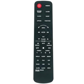 Replace Remote Control Compatible with Yamaha CD Receiver CRX-330 WQ45460 WY92700 TSX-112BL CRX-330 MCR-332BL CRX-332 MCR-230 MCR-330BL CRX-330BL CRX-332BL MCR-330 MCR-230BL TSX-112 MCR-332