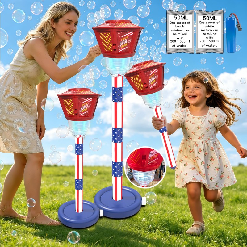 Bubble Machine for Kids Bubble Blower Maker with Lights and