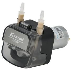 Kamoer KPK400 Peristaltic Pump, 24V DC, High Flow Liquid Metering Pump, 360ml/min BPT Hose, 4.8mm Inner Diameter x 8mm OD, 3 Rotors