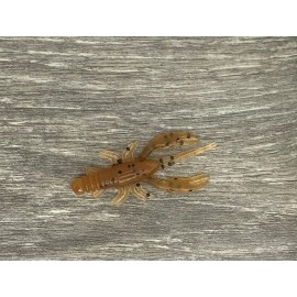 10pcs - 1.5" Crawfish Soft Plastic Baits Carolina Pumpkin