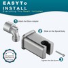 BRIGHT SHOWERS Wall Supply Elbow with Shower Head Bracket for