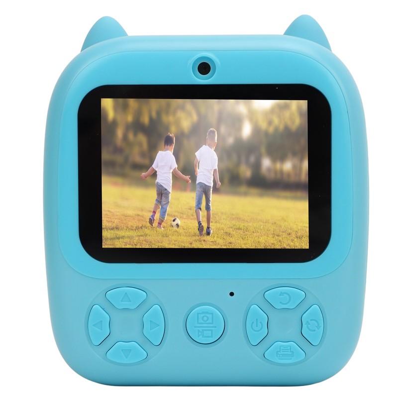 Kids Digital Print Camera HD 1080P Front Rear Dual Lens