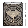 Kunst und Magie Bedspread Wall Hanging Decorative Cloth Elephant Mandala
