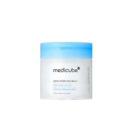 MEDICUBE Zero Pore Madecassoside Pads Mild, Pads Tonificantes Faciales con PHA, Madecassoside, Pantenol y Ácido Hialurónico, Exfoliación Suave para...