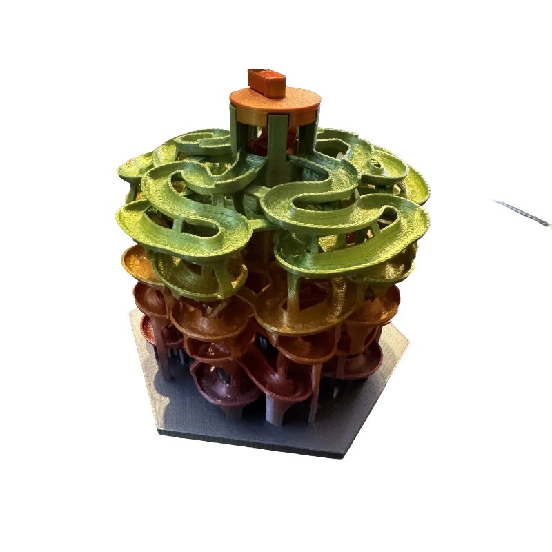 Unbranded 3D Printed Marble Run Machine