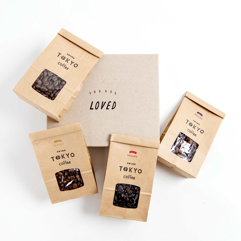 Organic Coffee Bean Trial Set, 3.5 oz (100 g) x