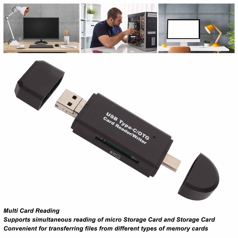 Storage Card Reader Micro USB USB USB C 3 in
