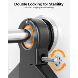 ODesign 4 Tier Height-Adjustable Shower Caddy Hanging Anti-Swing-Over The Shower Head Caddy-Sho wer Storage Organizer Bathroom Shelves Basket Caddies-Black