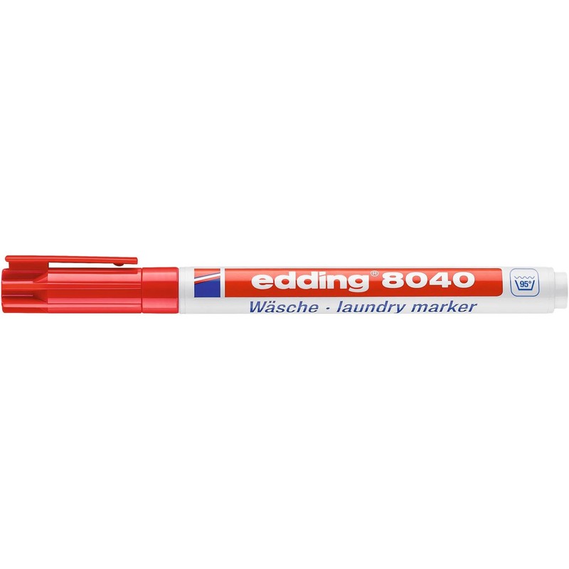 Edding 8040 Laundry Pen red