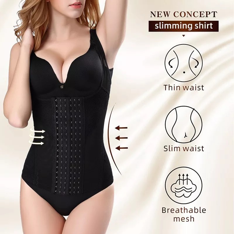 SYKIndustry Faja Colombiana Chaleco Corset Modeladora Tallas Extr S-6xl