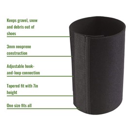 Frogg Toggs Wrap-Around Gravel Guards, Black, Adjustable