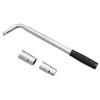 GAOLAOSY Telescoping Lug Wrench, Automotive Wheel Lug Wrench with 17/19
