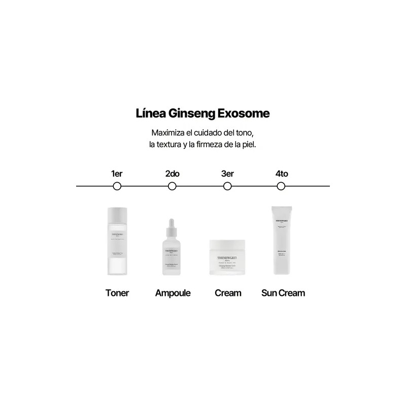 Thenewgrey Ginseng Exosome Toner 200ml Edad 40+ K-beauty