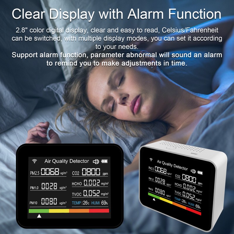 13 in 1 for Tuya WIFI Intelligent Air Quality Tester