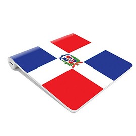 MightySkins Skin Compatible with Apple Magic Trackpad (Original) wrap Cover Sticker Skins Dominican Flag