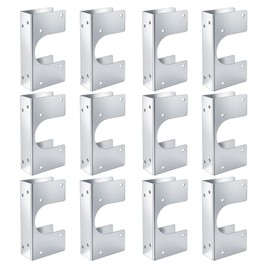 12 Pack Stud Shoes for 2X Studs, 16-Gauge Galvanized Steel, 1.5" x 6.25"