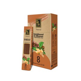 Zed Black Sandalwood & Olibanum Premium Incense Stick 8 Sticks Per Box Pack of 8 Relaxing,Refreshing & Energizing Incense Gift Pack