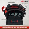MELOTOUGH Electrician Tool Pouch Lightweight Belt Organizer with Tape Holder