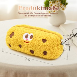 DMOPRDNB Plüsch Federmäppchen, Federtasche für Schreibwaren, Unisex Große Kapazität Mäppchen Bleistifttasche für Kinder