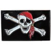Pirate Skull and Cross Bones Enamel Lapel Pin Badge Brooch