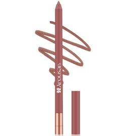 Arousar Matte Lip Liner, Highly Pigmented Natural Lip Makeup, Moisturizing and Comfortable Outlined Lip, Long Lasting and Smooth Ultra Fine 5-NUDE
